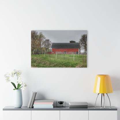 U R There Photography West Lake Road Farm and Filly II Rustic Farmhouse Acrylic Wall Print
