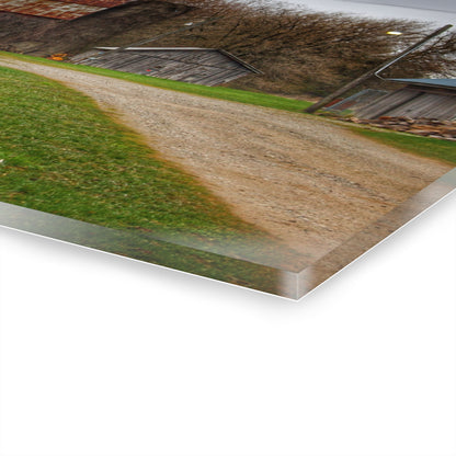 U R There Photography South Summers Road Rusted and Little Grey Rustic Farmhouse Acrylic Wall Print