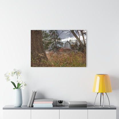 U R There Photography Booth Road Hidden Greys Rustic Farmhouse Acrylic Wall Print