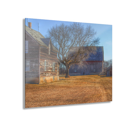 U R There Photography South Elkton Road Forgotten Greys Rustic Farmhouse Acrylic Wall Print