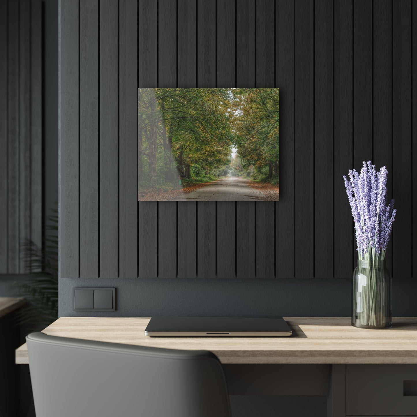 U R There Photography Country Roads in Millington Rustic Farmhouse Acrylic Wall Print