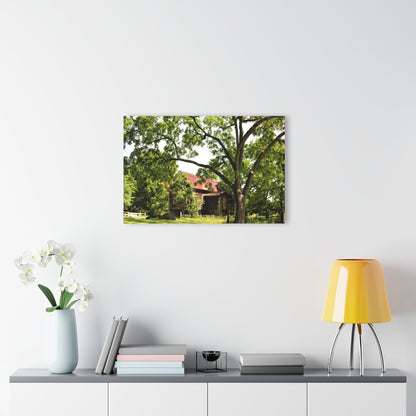 U R There Photography Oxford Rusted Red II Rustic Farmhouse Acrylic Wall Print