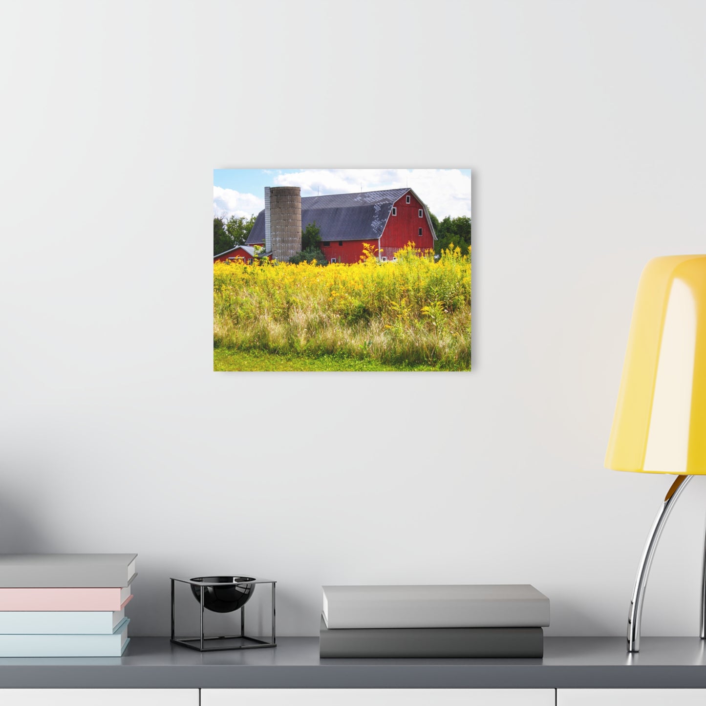 U R There Photography Starr Court Red II Rustic Farmhouse Acrylic Wall Print