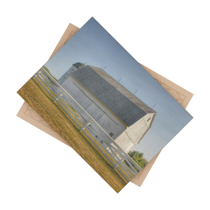 U R There Photography Belsay Road White Rustic Farmhouse Decorative Ceramic Tile