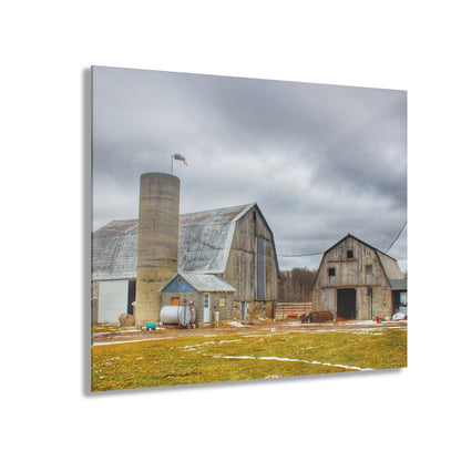 U R There Photography Chapman Greys Rustic Farmhouse Acrylic Wall Print