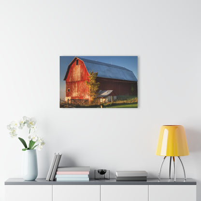 Barn Boutique Modern Farmhouse Acrylic Wall Print| Columbiaville Red III