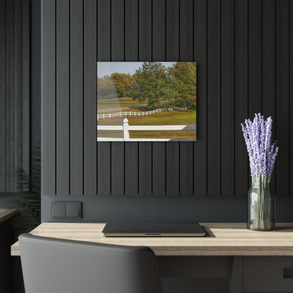 U R There Photography Beyond the White Fences Rustic Farmhouse Acrylic Wall Print