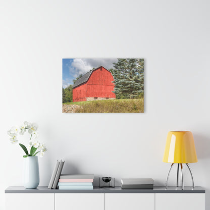 U R There Photography Oxford Baldwin Red Rustic Farmhouse Acrylic Wall Print