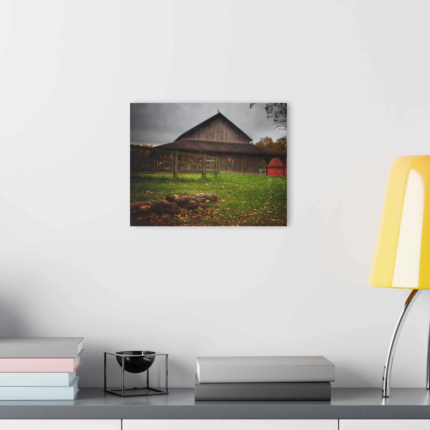 U R There Photography Chalet Grey II Rustic Farmhouse Acrylic Wall Print