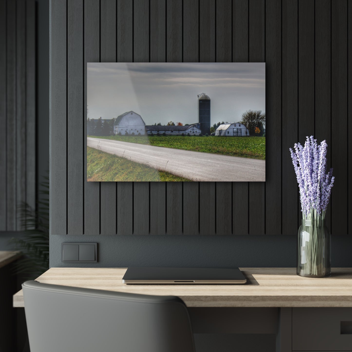 U R There Photography South Block Road Farm Rustic Farmhouse Acrylic Wall Print