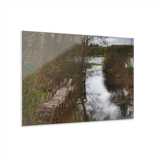 U R There Photography Private Pathways Rustic Farmhouse Acrylic Wall Print