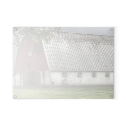 U R There Photography Peters Red Appaloosa III Rustic Farmhouse Tempered-Glass Cutting Board