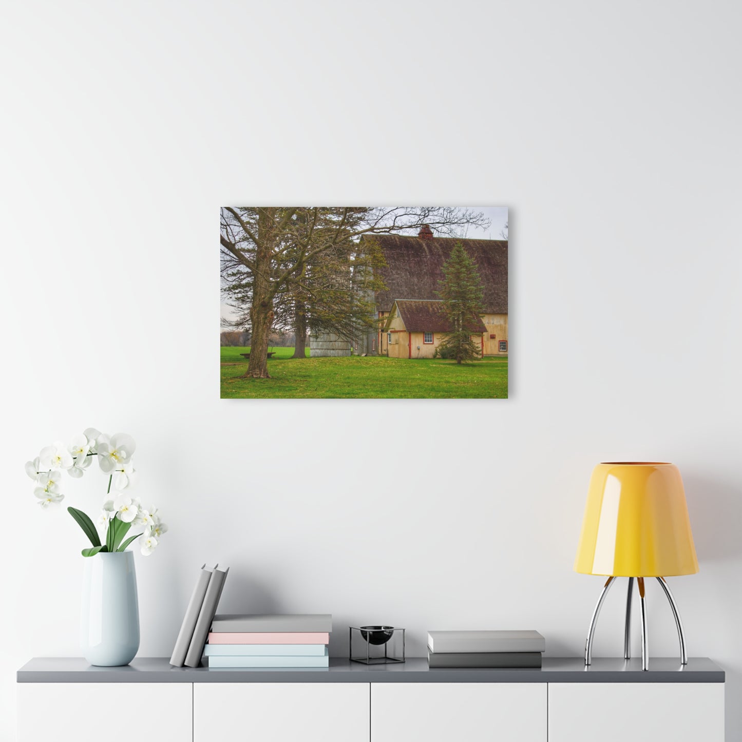 U R There Photography Romeo Van Dyke Grey Rustic Farmhouse Acrylic Wall Print