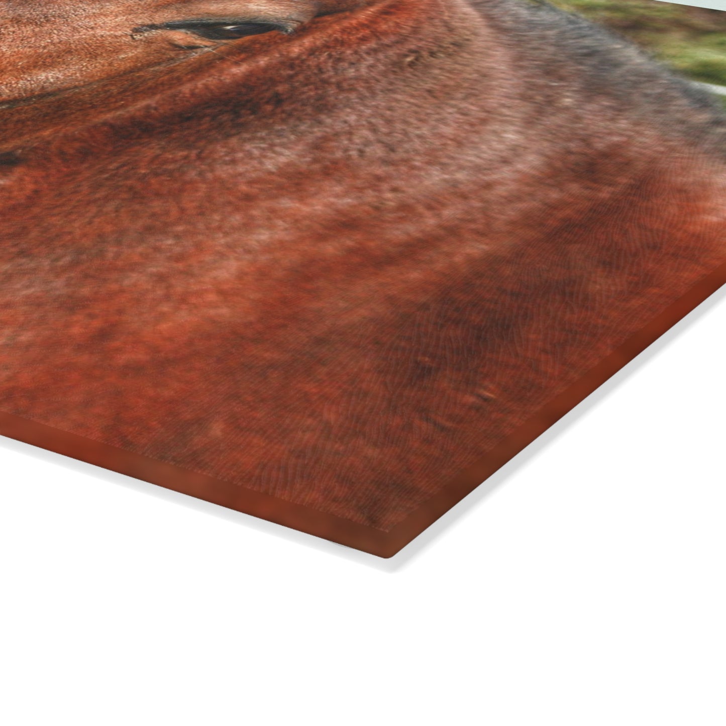 U R There Photography Irish Road Brownie Rustic Farmhouse Tempered-Glass Cutting Board