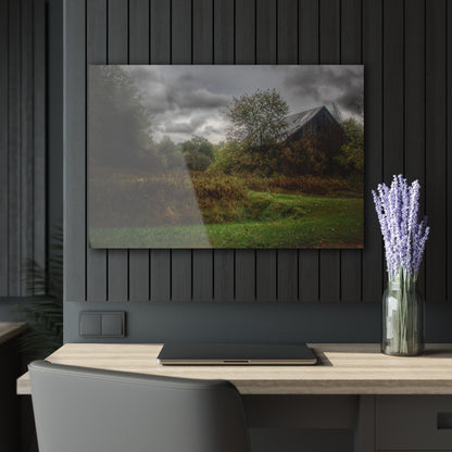 U R There Photography Day of Grey Rustic Farmhouse Acrylic Wall Print