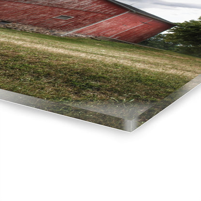 U R There Photography Five Lakes Red II Rustic Farmhouse Acrylic Wall Print