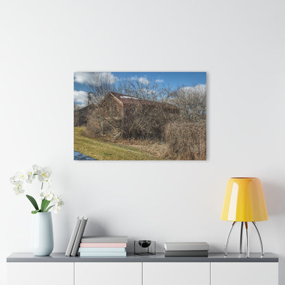 U R There Photography Buried Burnside Greys I Rustic Farmhouse Acrylic Wall Print