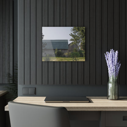 U R There Photography Bordman Road Greys Rustic Farmhouse Acrylic Wall Print