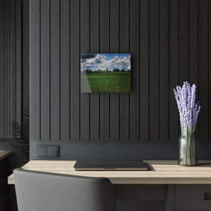 U R There Photography Farm from a Distance Rustic Farmhouse Acrylic Wall Print