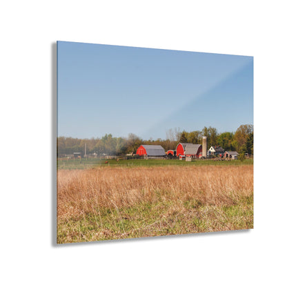 U R There Photography East Millington Road Farm Rustic Farmhouse Acrylic Wall Print