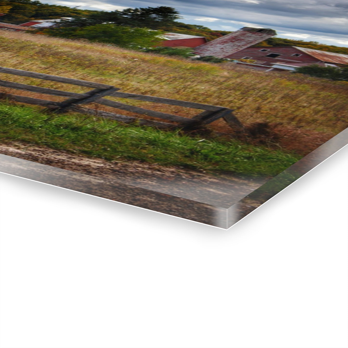 U R There Photography Baldwin Road Farm Rustic Farmhouse Acrylic Wall Print