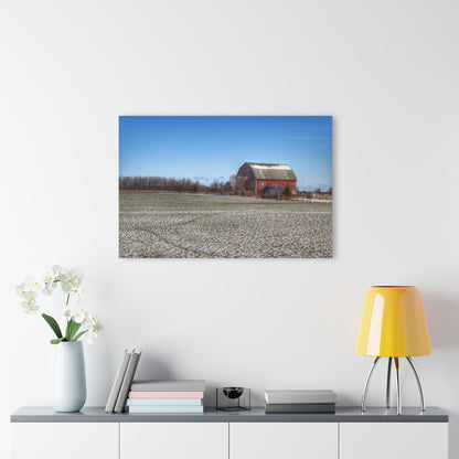U R There Photography Early Spring Red I Rustic Farmhouse Acrylic Wall Print