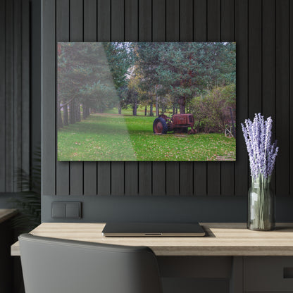 U R There Photography Casey Road Yard Art II Rustic Farmhouse Acrylic Wall Print