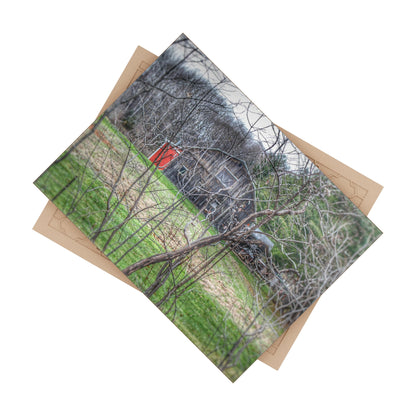 U R There Photography Hidden Capac Grey Rustic Farmhouse Decorative Ceramic Tile