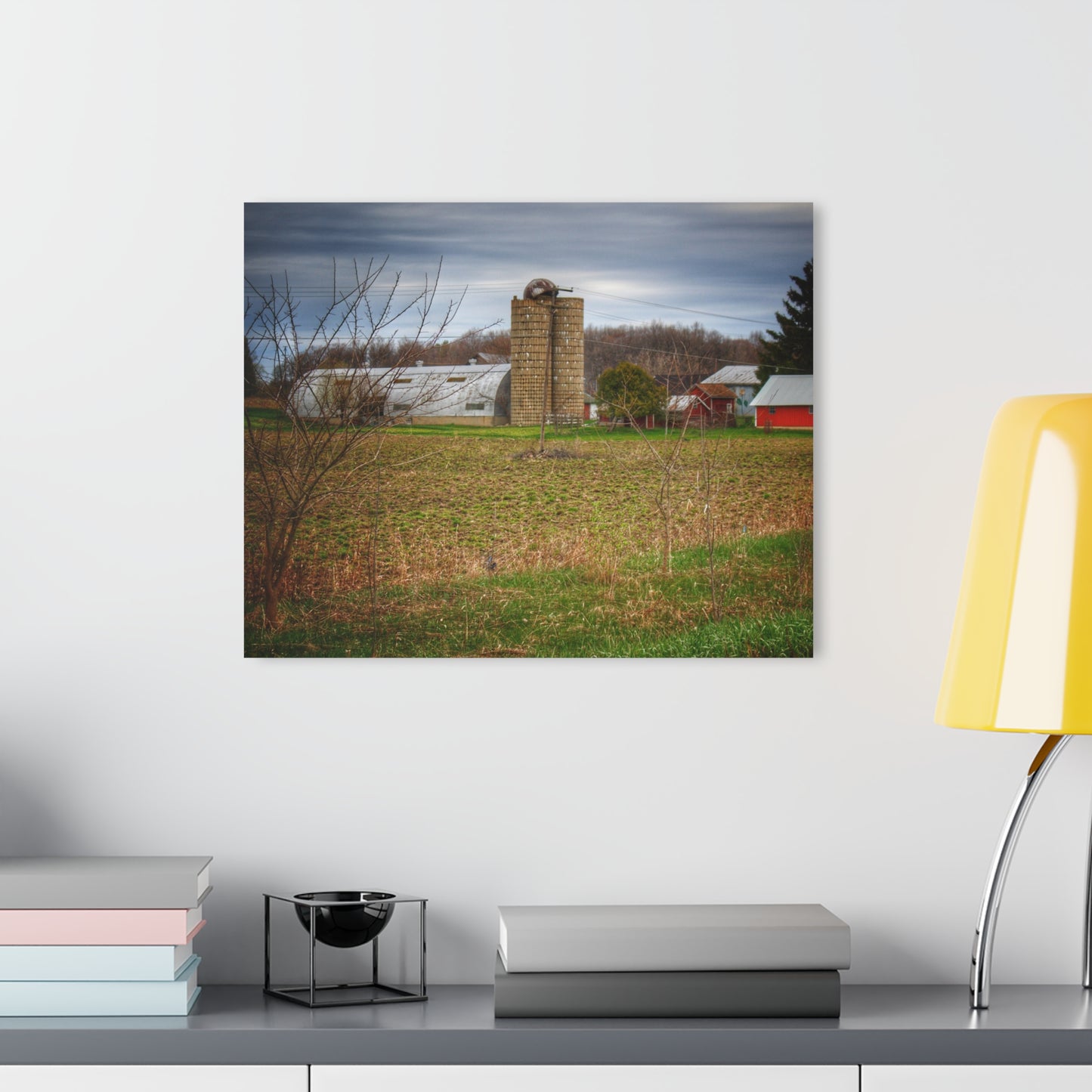 U R There Photography Fostoria Road Quonset Rustic Farmhouse Acrylic Wall Print