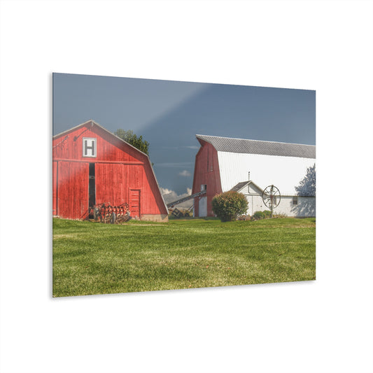 U R There Photography Shay Lake Duo Rustic Farmhouse Acrylic Wall Print