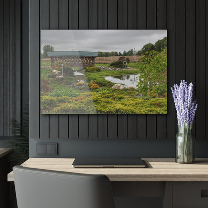 U R There Photography Bridge of Summer Road II Rustic Farmhouse Acrylic Wall Print