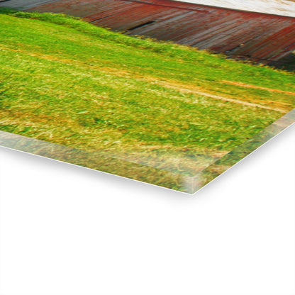 U R There Photography Marlette Red I Rustic Farmhouse Acrylic Wall Print