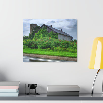U R There Photography Metamora M-24 Grey IV Rustic Farmhouse Acrylic Wall Print