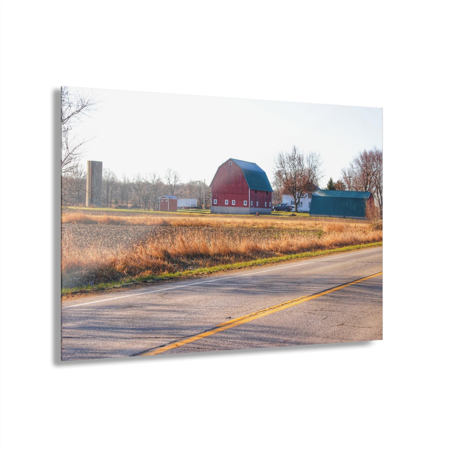U R There Photography Baldwin Barn Brothers II Rustic Farmhouse Acrylic Wall Print