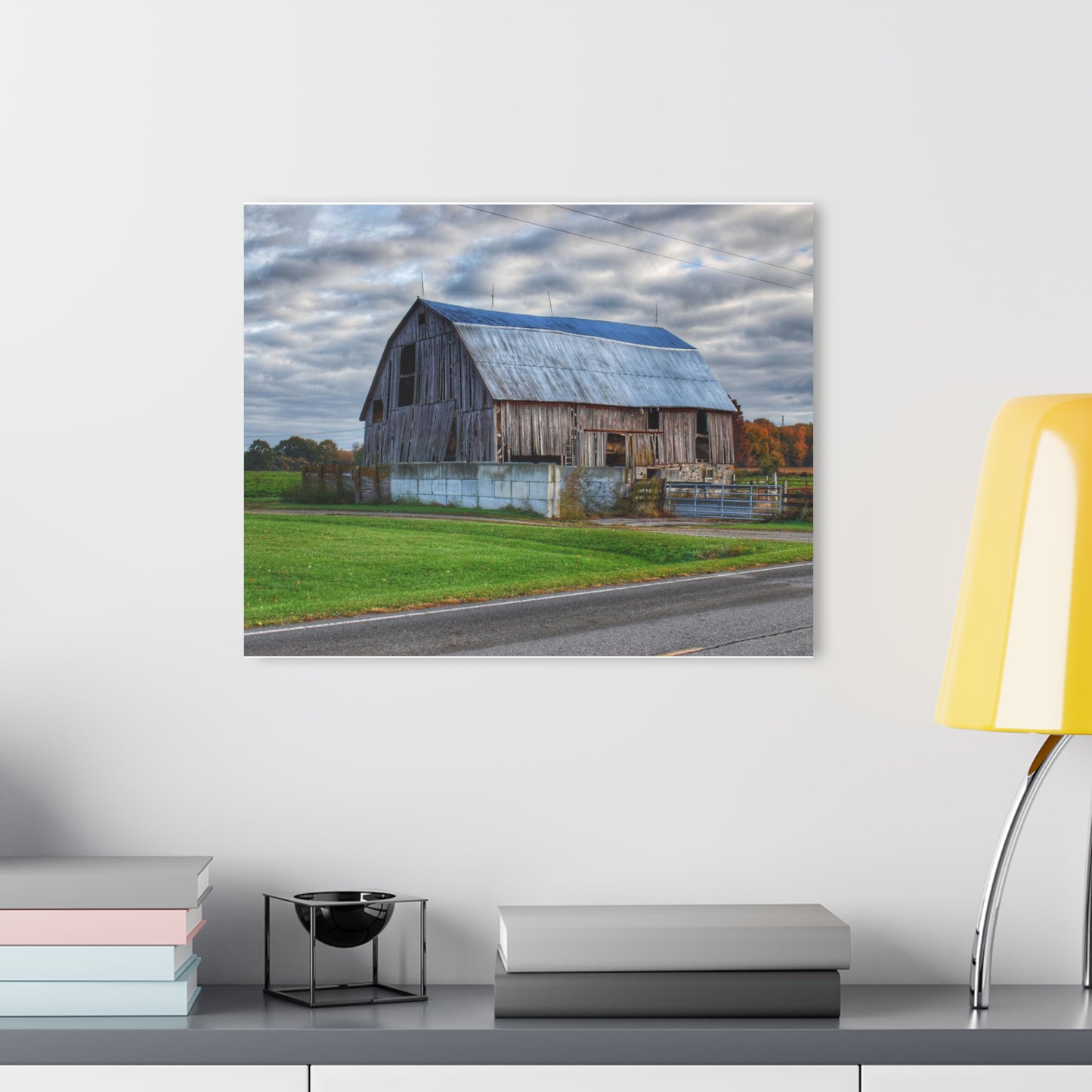 Barn Boutique Modern Farmhouse Acrylic Wall Print| Marlette Road Hay Barn