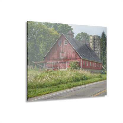 U R There Photography Metamora Red I Rustic Farmhouse Acrylic Wall Print