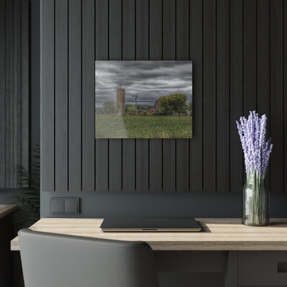 U R There Photography Rider Road Grey Rustic Farmhouse Acrylic Wall Print