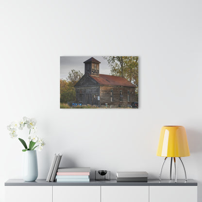 U R There Photography Taylor Road Church of Old Rustic Farmhouse Acrylic Wall Print