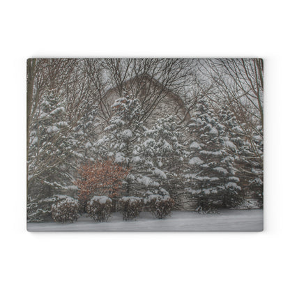 U R There Photography Hidden in Oxford I Rustic Farmhouse Tempered-Glass Cutting Board