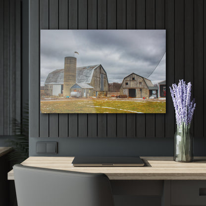 U R There Photography Chapman Greys Rustic Farmhouse Acrylic Wall Print