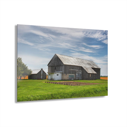 U R There Photography Bay Port Road Greys Rustic Farmhouse Acrylic Wall Print