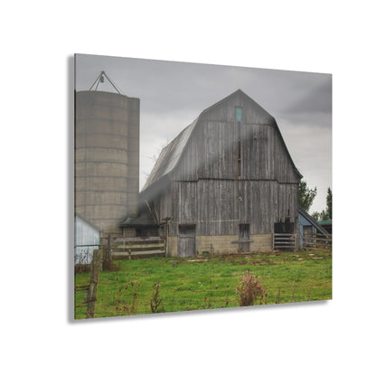 U R There Photography Eddy Road Grey II Rustic Farmhouse Acrylic Wall Print