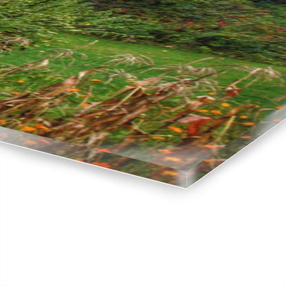 U R There Photography North Lake Road Hidden Grey Rustic Farmhouse Acrylic Wall Print