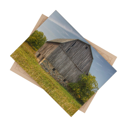 U R There Photography Cat Lake Grey II Rustic Farmhouse Decorative Ceramic Tile