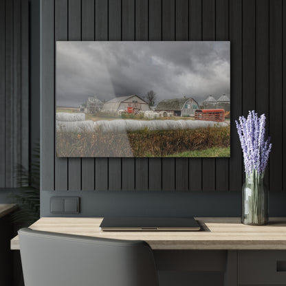 U R There Photography Waterman Road Grey I Rustic Farmhouse Acrylic Wall Print