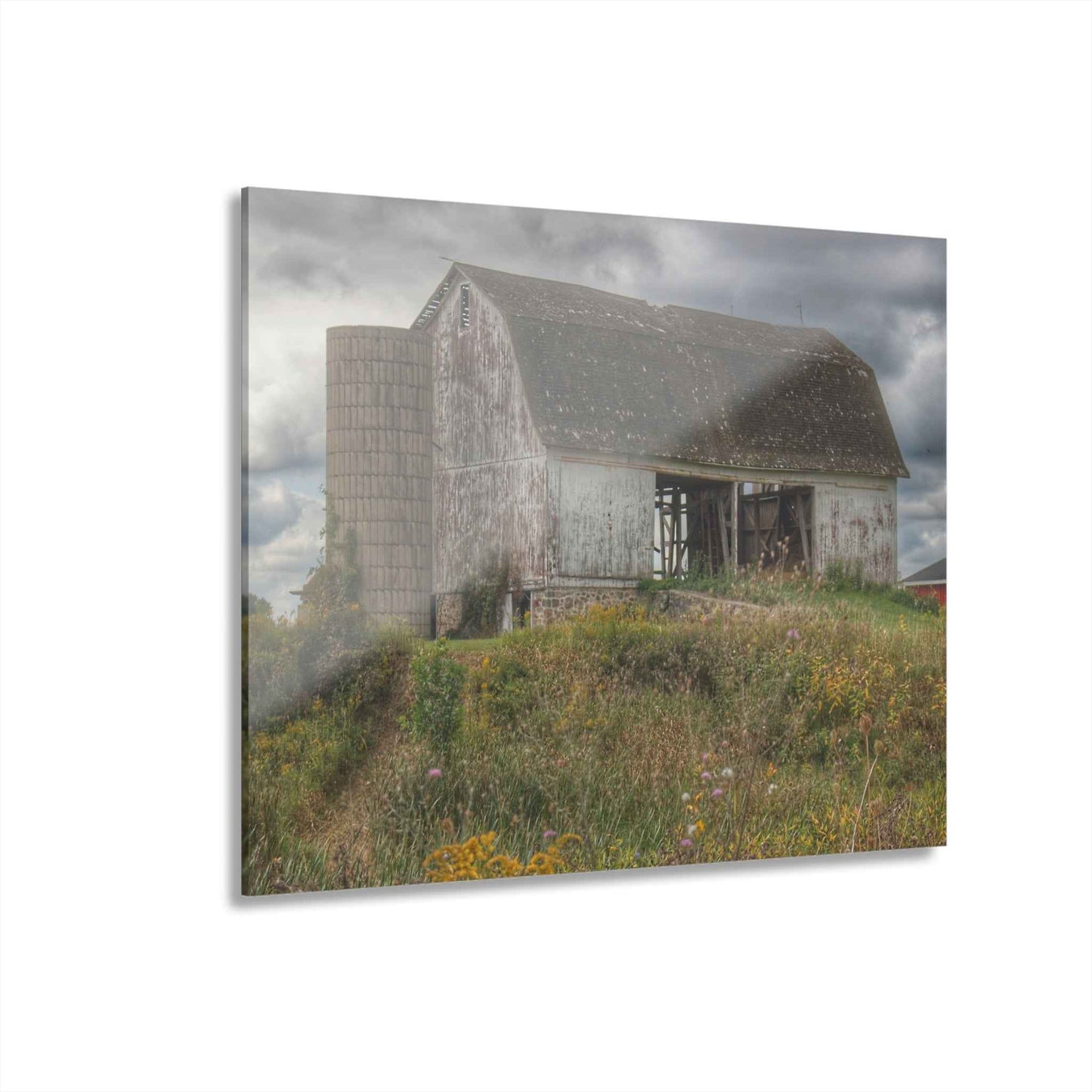 U R There Photography Castle Road White Rustic Farmhouse Acrylic Wall Print