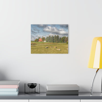 U R There Photography Across the Road Rustic Farmhouse Acrylic Wall Print