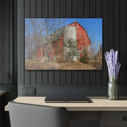 U R There Photography Van Dyke Red I Rustic Farmhouse Acrylic Wall Print