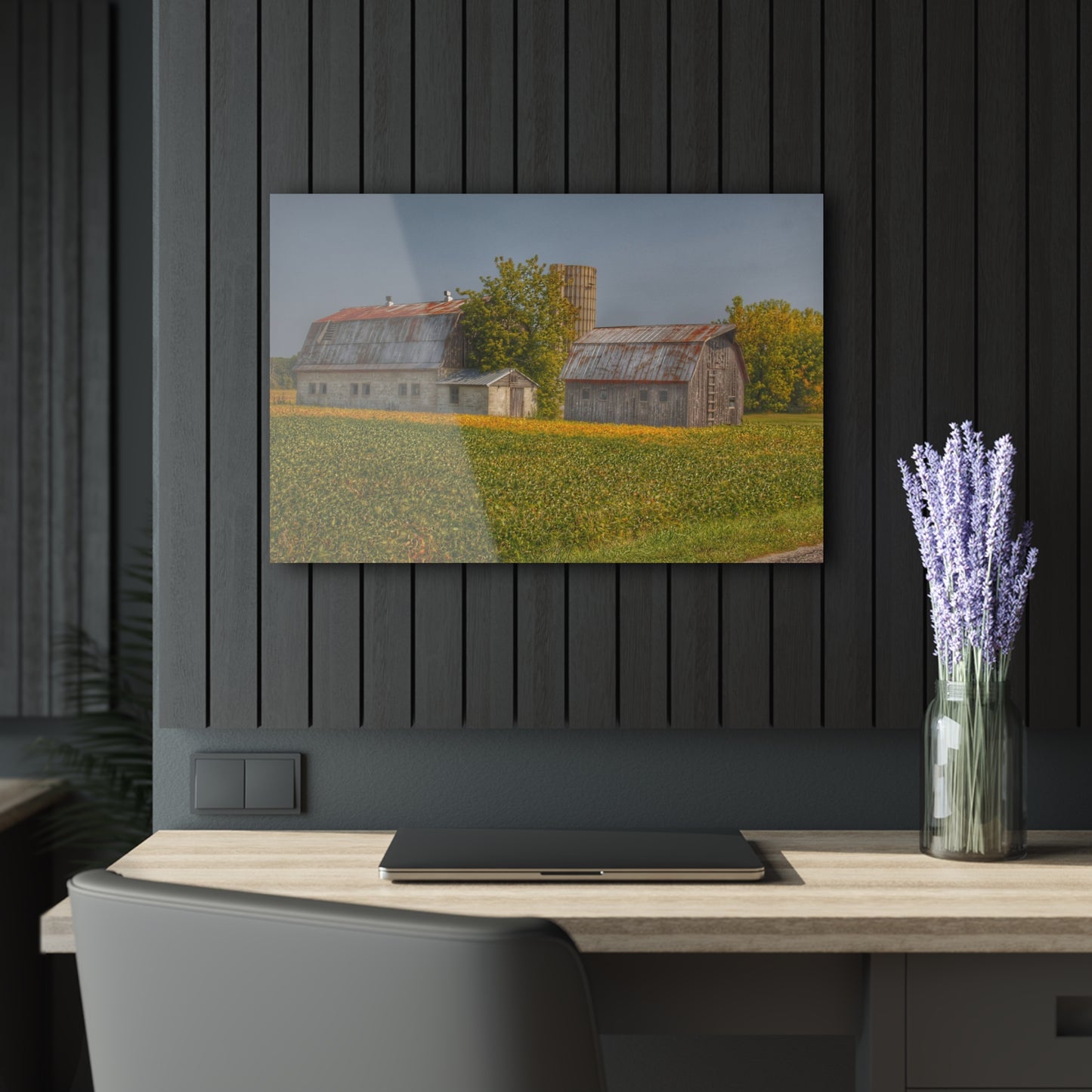 U R There Photography Swaffer Road Duo Rustic Farmhouse Acrylic Wall Print
