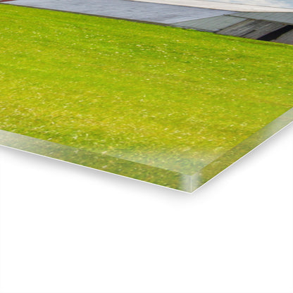 U R There Photography Henderson Hilltop Red Rustic Farmhouse Acrylic Wall Print